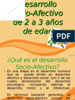 Desarrollo Socio-Afectivo de 2 A 3 Años