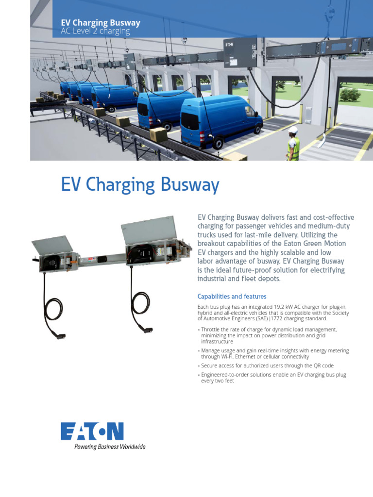 Efficient EV Charging Busway Solutions | PDF | Electric Vehicle ...