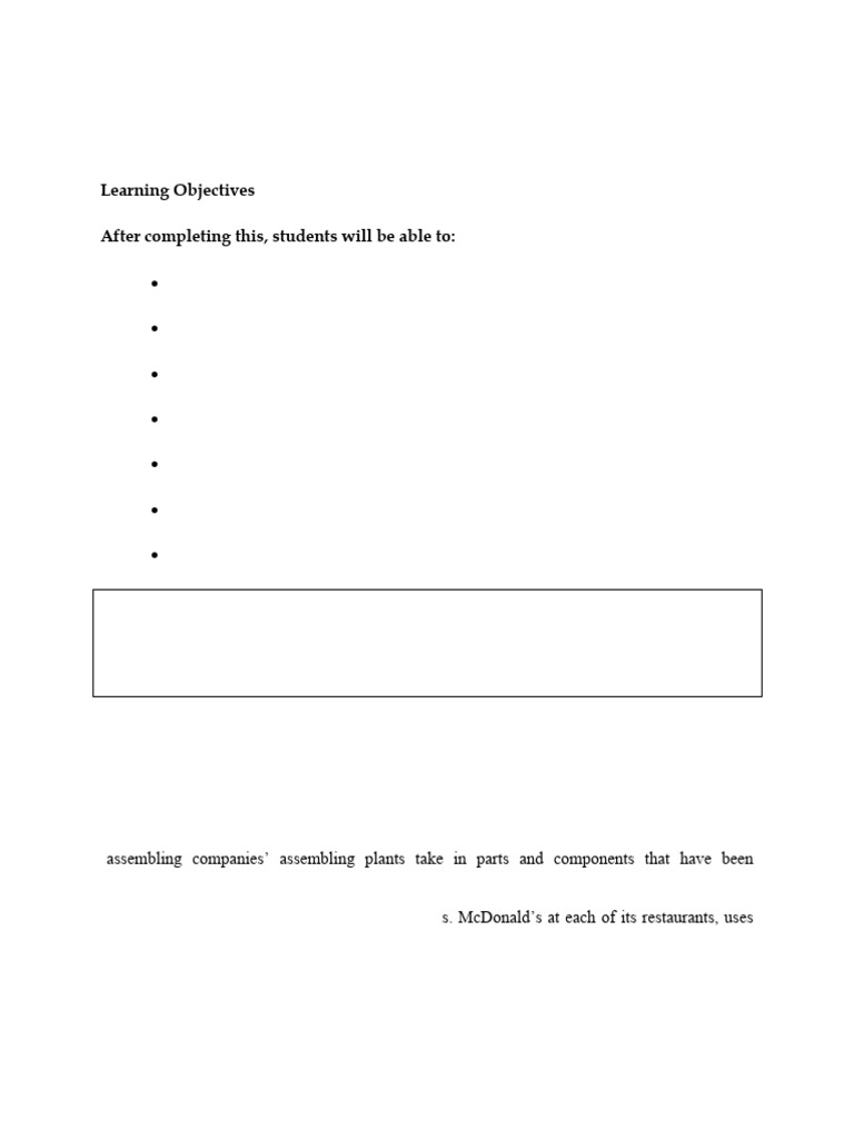 Process Selection & Capacity Planning Guide | PDF | Average Cost