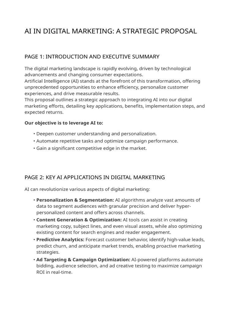AI-Driven Strategies for Digital Marketing | PDF | Artificial ...