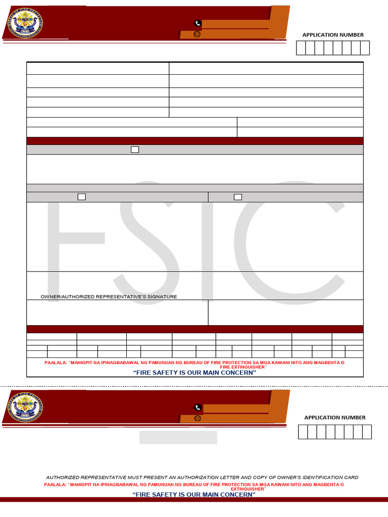Fire Safety Inspection Certificate Form | PDF | Fire Safety