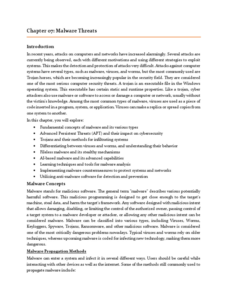 Understanding Malware Threats and Types | PDF | Malware | Security