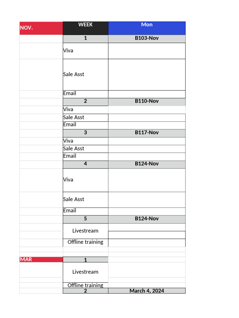 Calendar | PDF