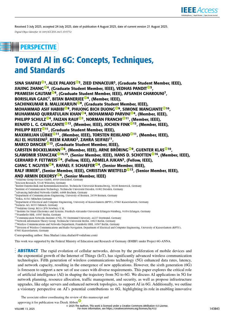 AI's Role in Advancing 6G Networks | PDF | Machine Learning ...
