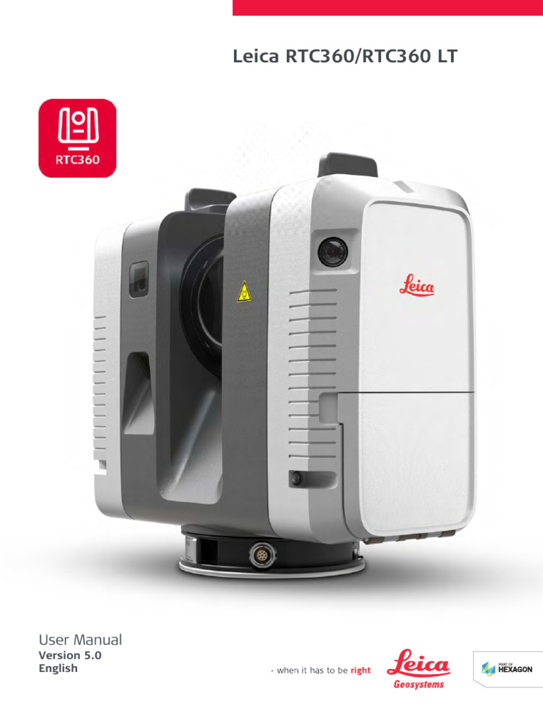 Leica RTC360/RTC360 LT User Manual | PDF | Electromagnetic ...