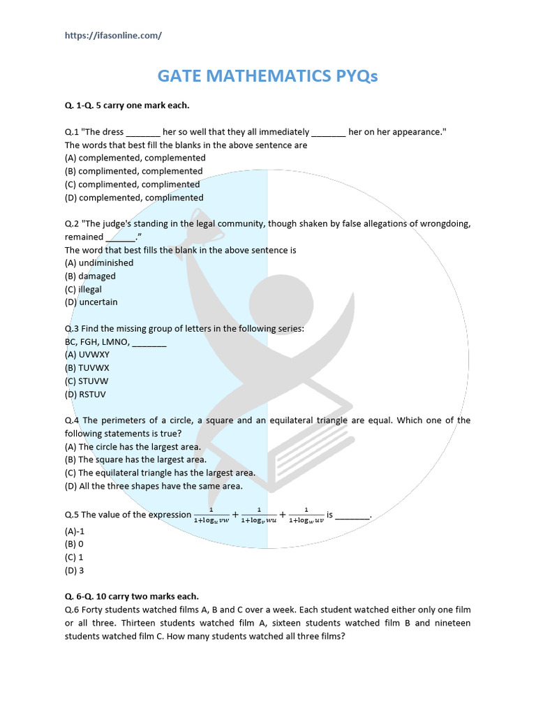 Gate 2018 | PDF | Eigenvalues And Eigenvectors | Matrix (Mathematics)