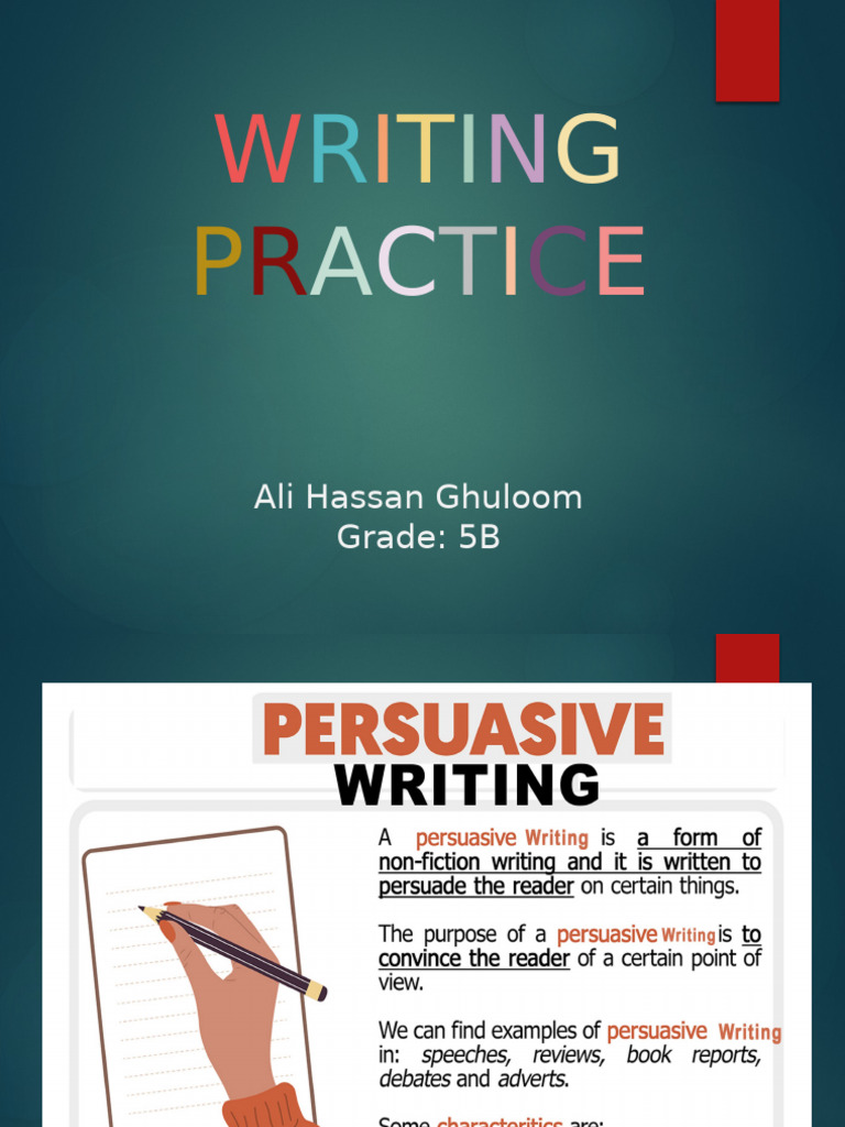 Writing Practice | PDF