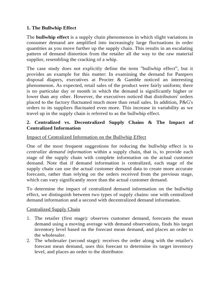 Case 3 | PDF | Inventory | Logistics