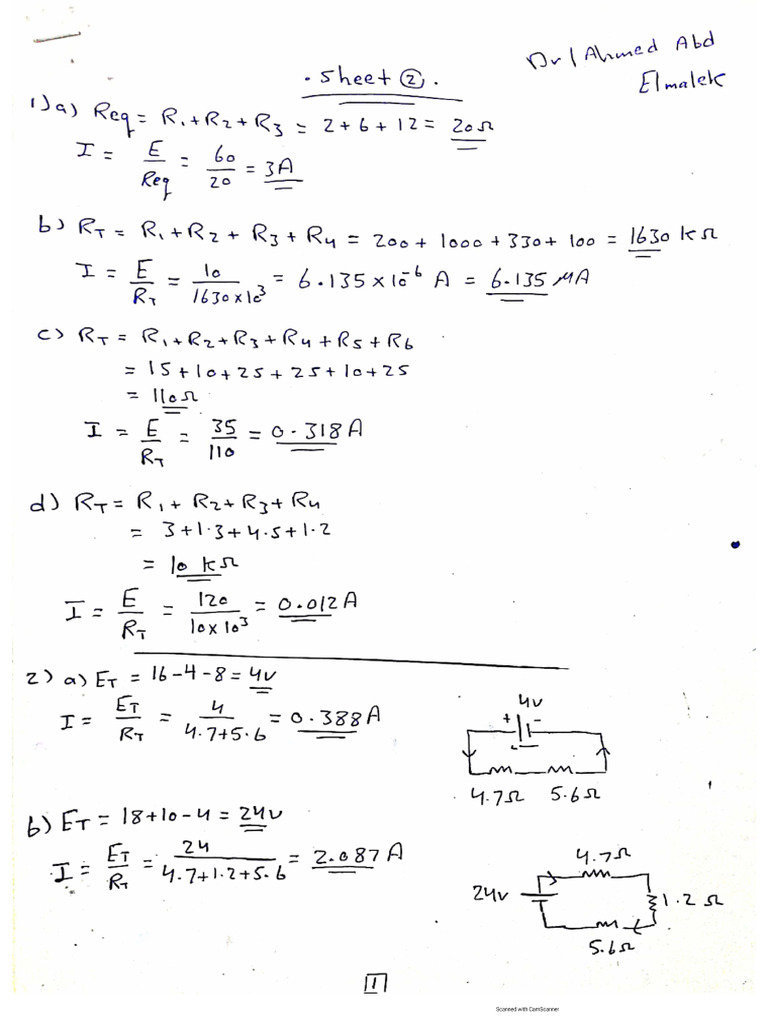 Sheet 2 Answers | PDF