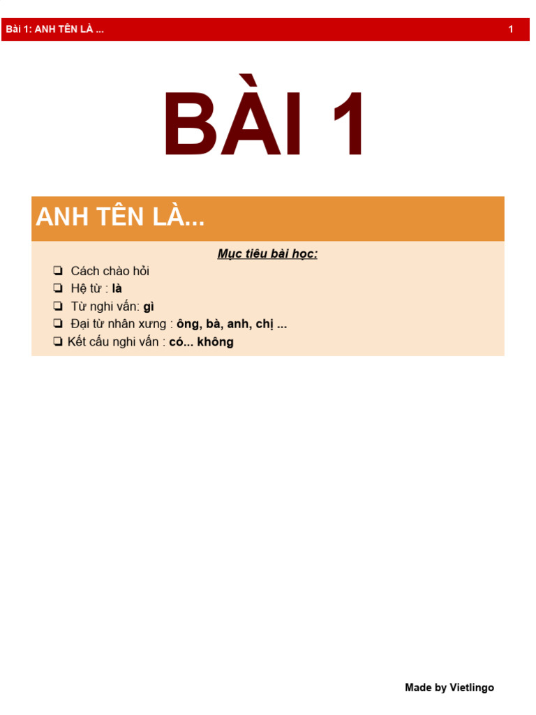 eBook Level+A1 Lesson+01 | PDF