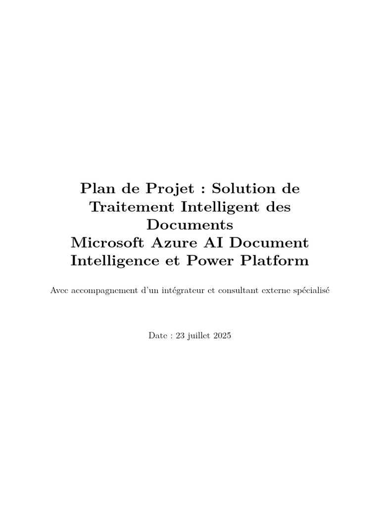 Projet de Traitement Intelligent des Documents | PDF | Microsoft ...
