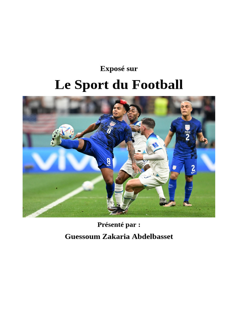 Introduction au football et ses bienfaits | PDF