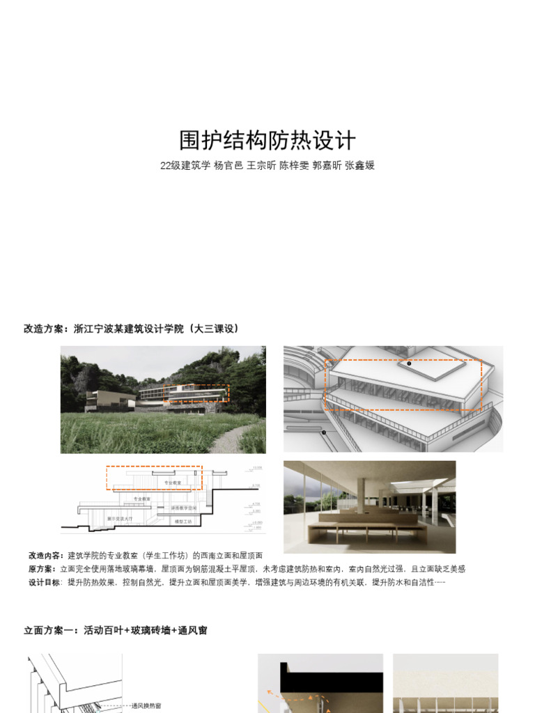 围护结构防热设计 杨官邑 王宗昕 陈梓雯 郭嘉昕 张鑫媛 | PDF