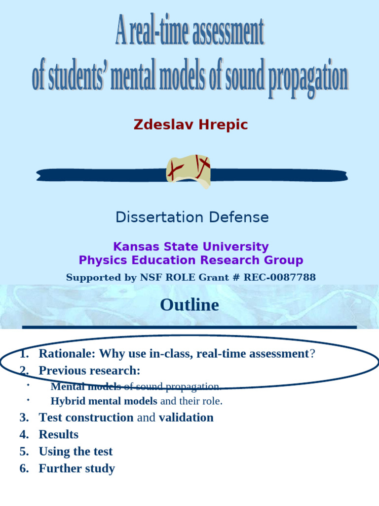 Disertation Defense | PDF | Validity (Statistics) | Educational Assessment