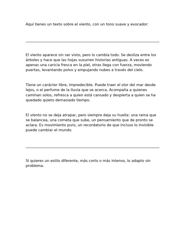 Viento | PDF