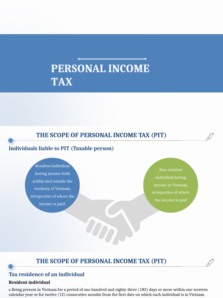 Personal Income Tax | PDF | Taxes | Tax Deduction