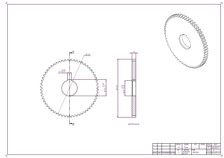 Technical Specifications for Gear Components | PDF