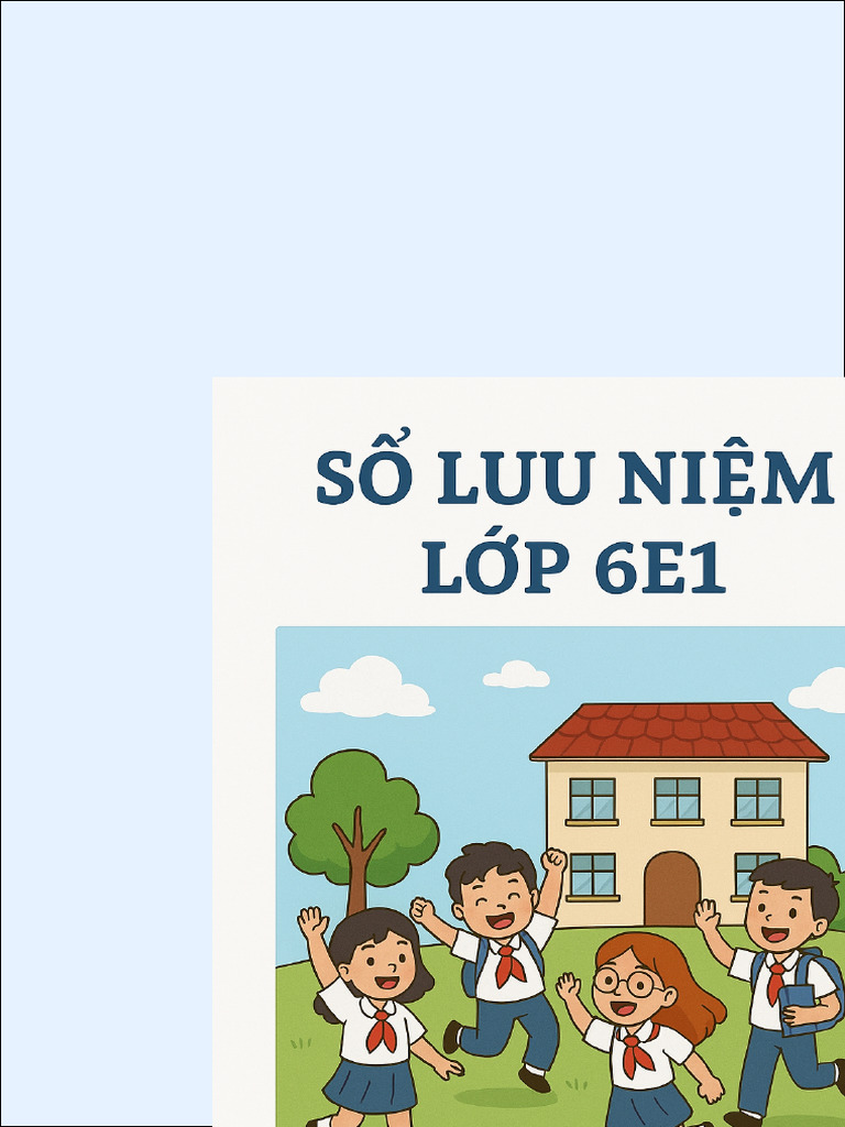So Luu Niem Lop 6E1 Bia | PDF