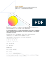 PROBLEMA PARA HALLAR EL ÁREA DEL TRIÁNGULO