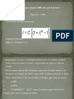 Formula Interés Compuesto - Resuelto