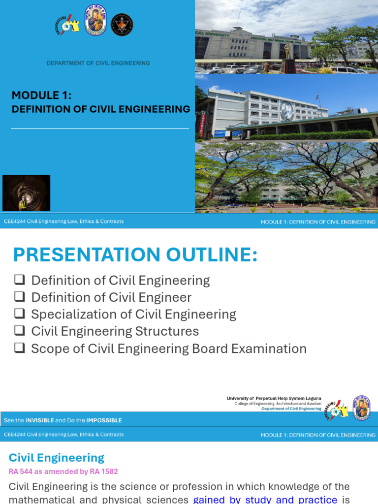 Civil Engineering Overview and Specializations | PDF | Civil ...