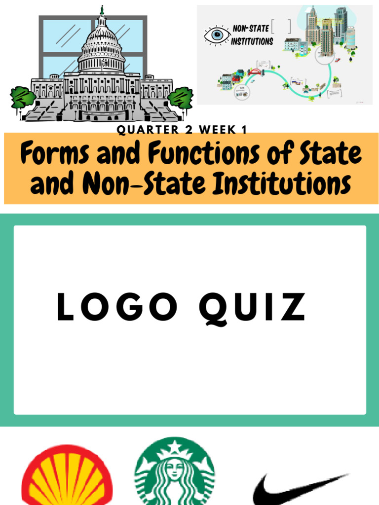 UCSP QUARTER 2 WEEK 1 - Forms and Functions of State and Non-State ...