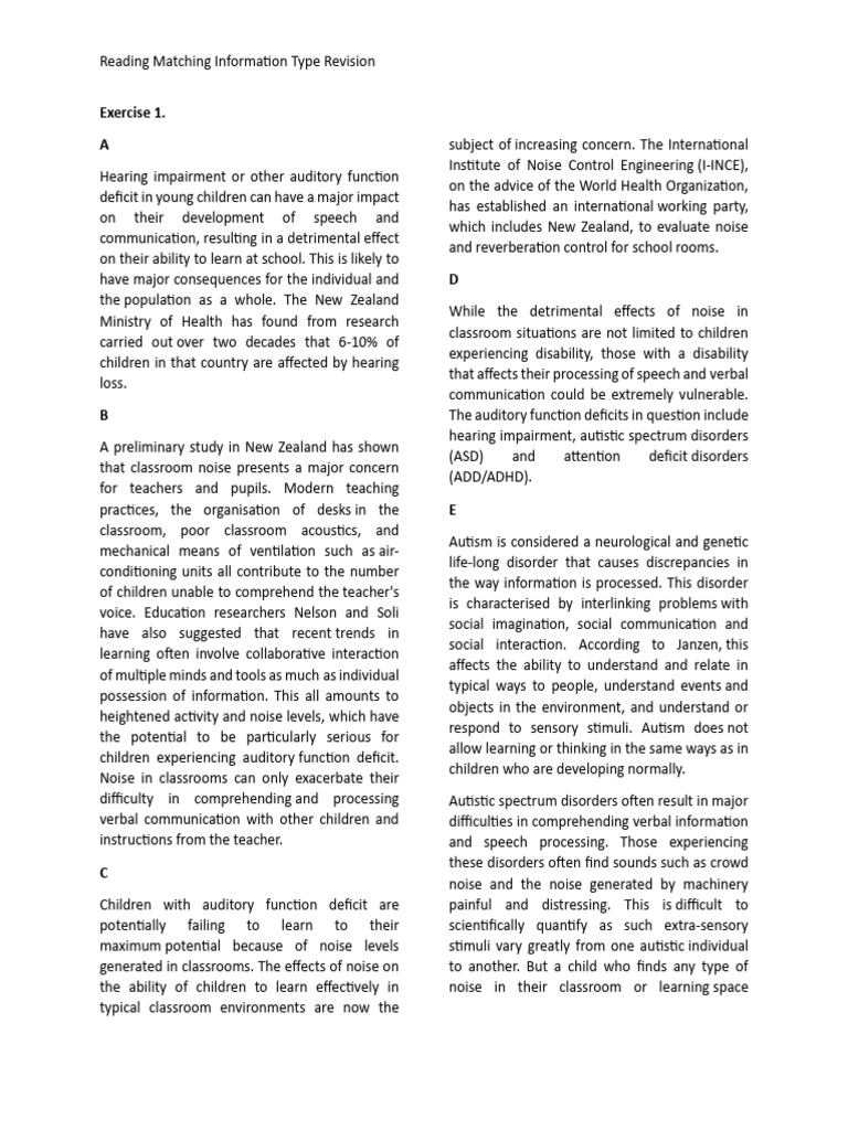 Impact of Classroom Noise on Learning | PDF | Astronomical Unit | Venus