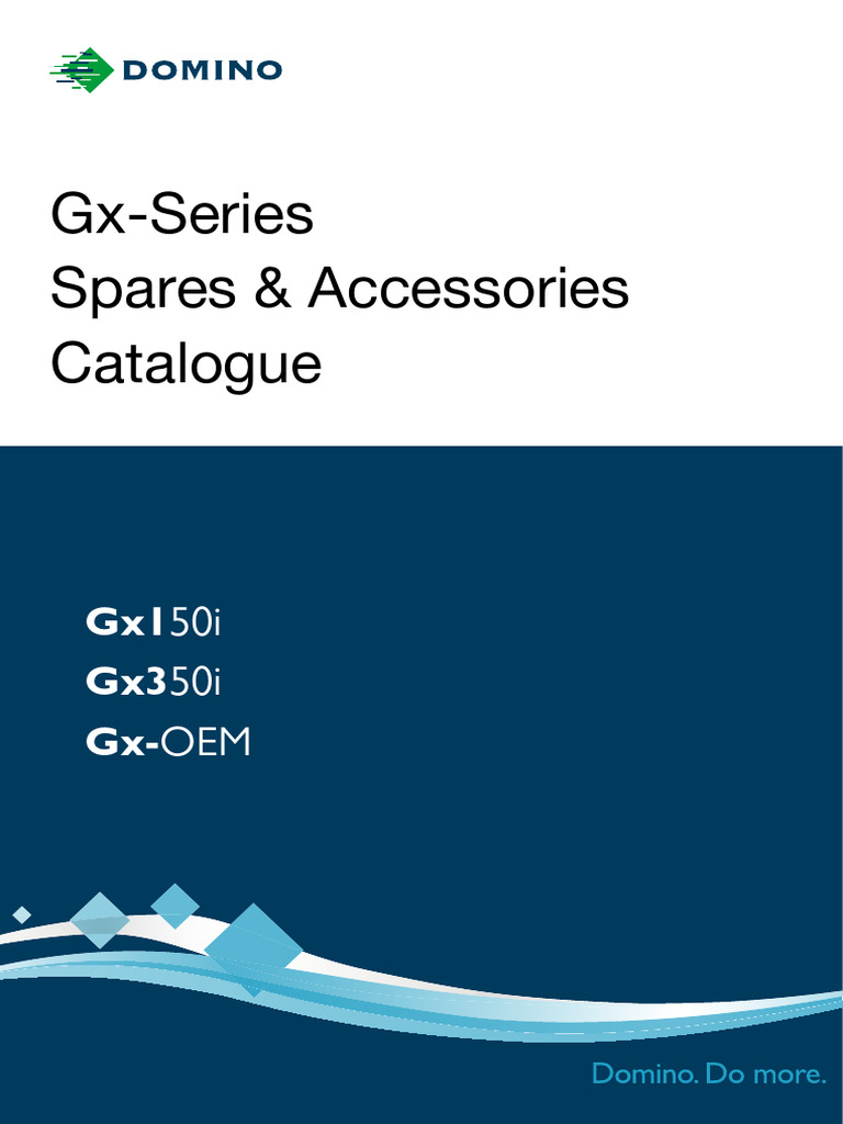 Gx-Series Spares & Accessories Guide | PDF | Electrical Connector ...