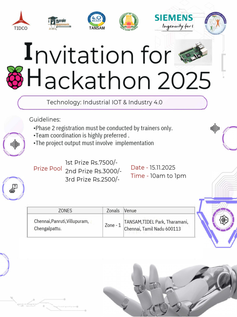 Industrial IoT Hackathon 2025 Prizes | PDF