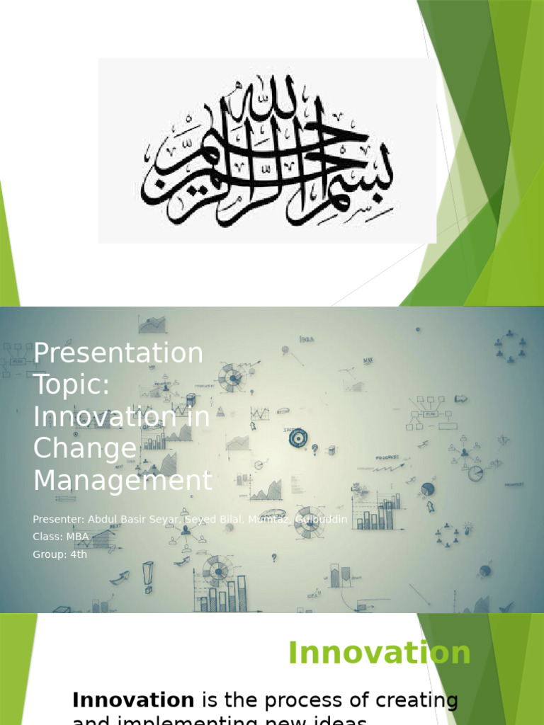 Innovation in Change Management Strategies | PDF | Innovation | Change ...