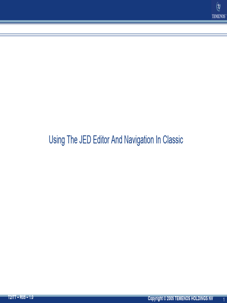 JED Editor Commands and Navigation Guide | PDF | Control Key | Human ...