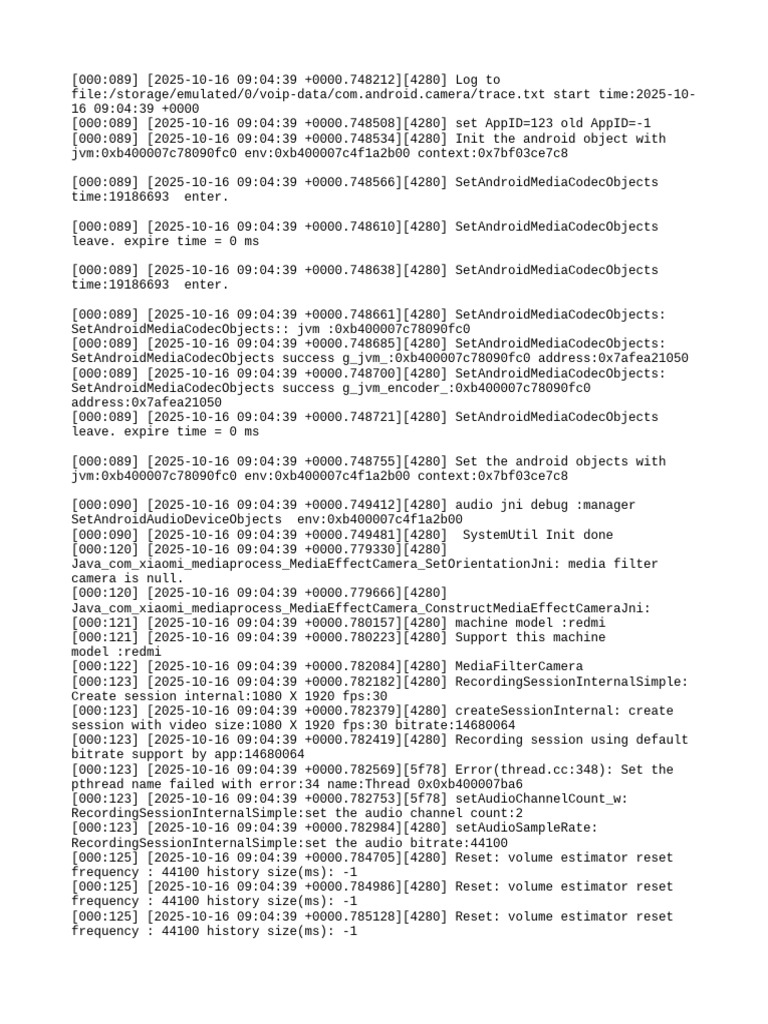 Android Media Codec Initialization Log | PDF | Shader | Computing