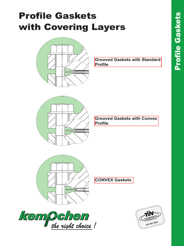 Profile Gaskets: Types and Materials | PDF | Mechanical Engineering ...