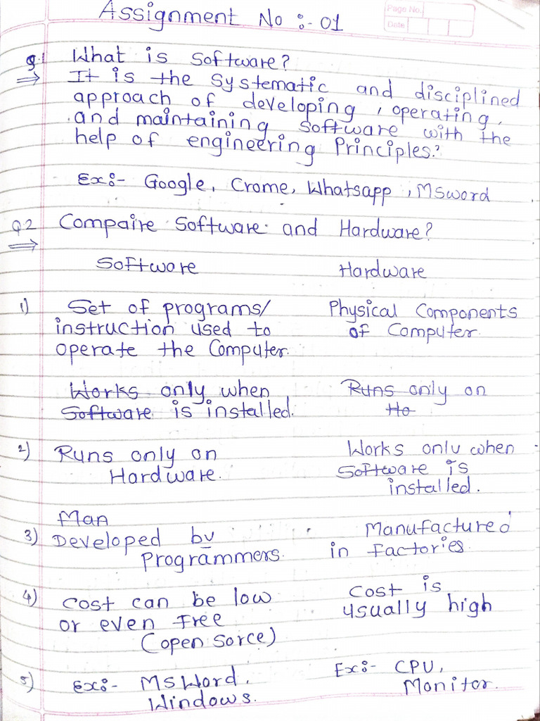 Adhav Sonal Assignment No 1 (Software Engineering) | PDF