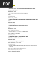 Sales and Products Database Queries | PDF | Information Retrieval ...
