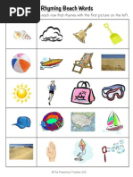 Download Beach Rhyming Words by pschooltoolbox SN95008776 doc pdf