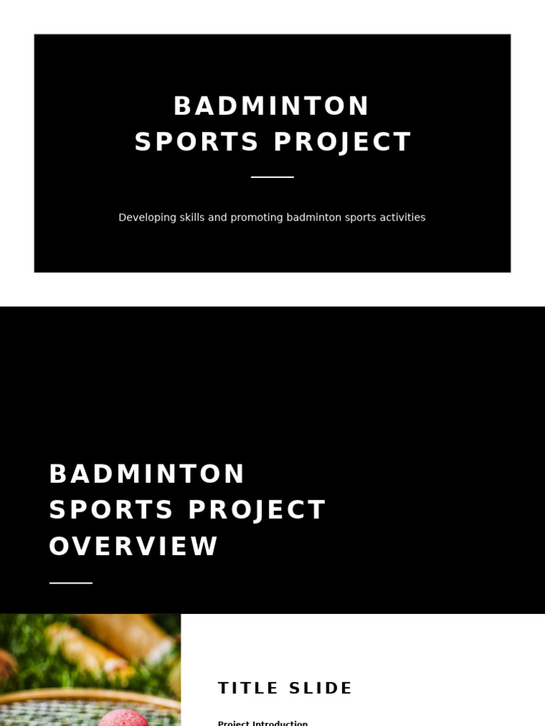 Badminton Project | PDF