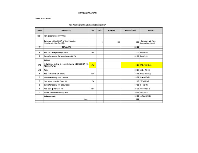 Mep Ra Format | PDF