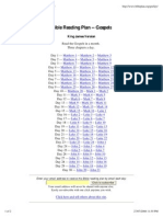 Bilbe Reading Plan