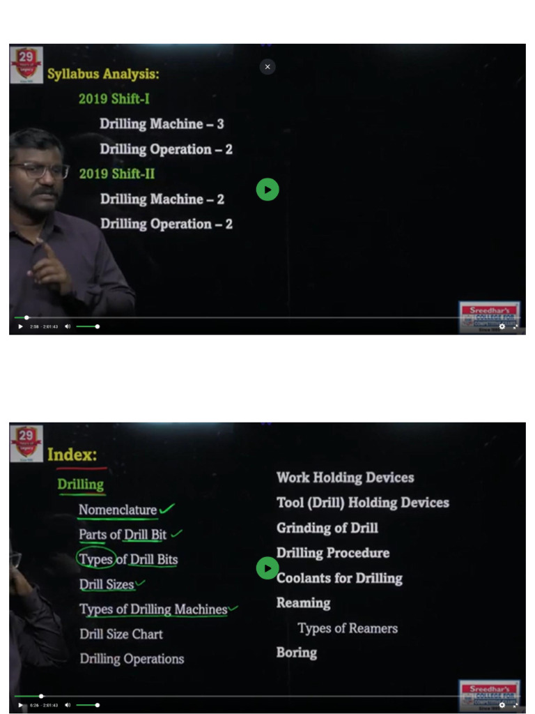 Drilling Reaming Boring | PDF