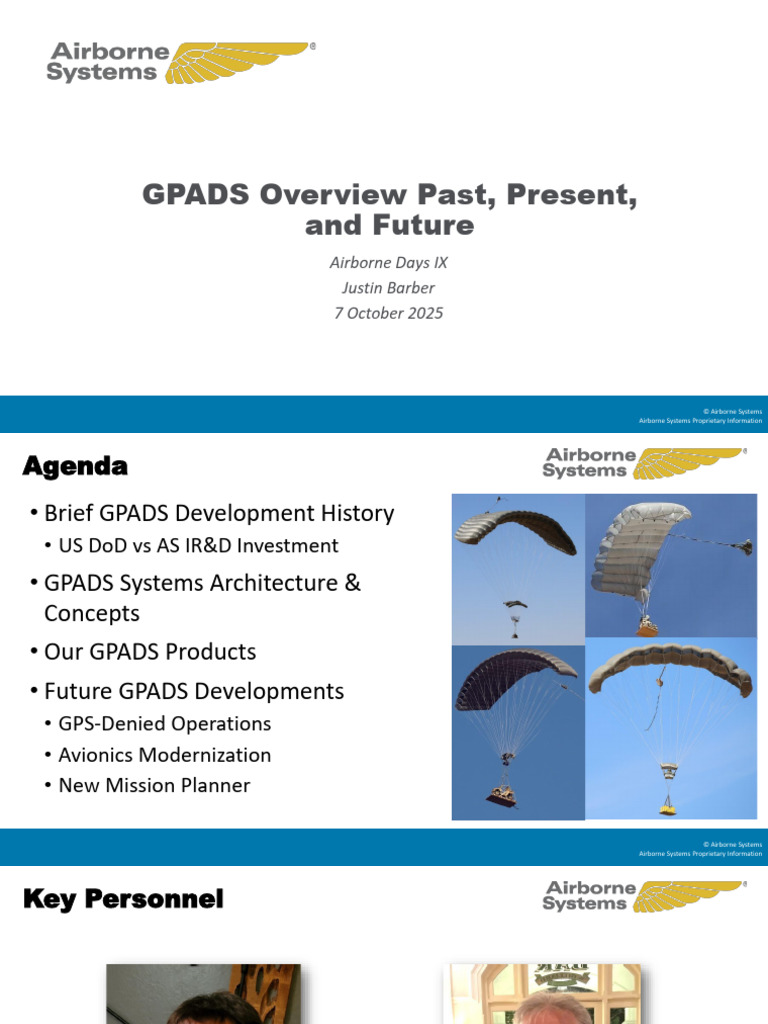 GPADS Overview ADIX | PDF | Parachute | Airborne Forces