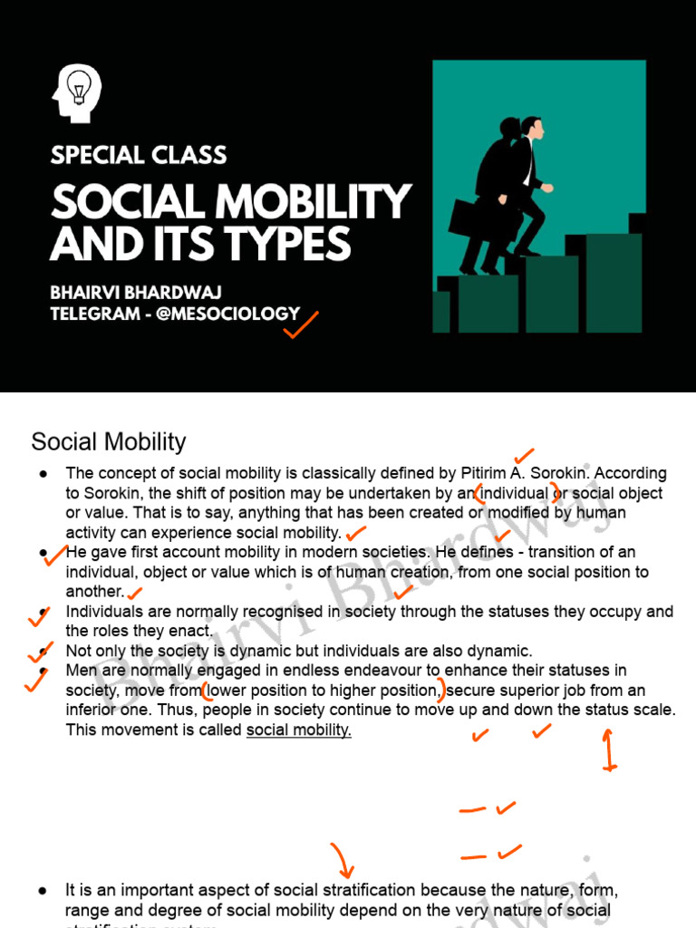 Understanding Social Mobility Concepts | PDF | Social Stratification ...