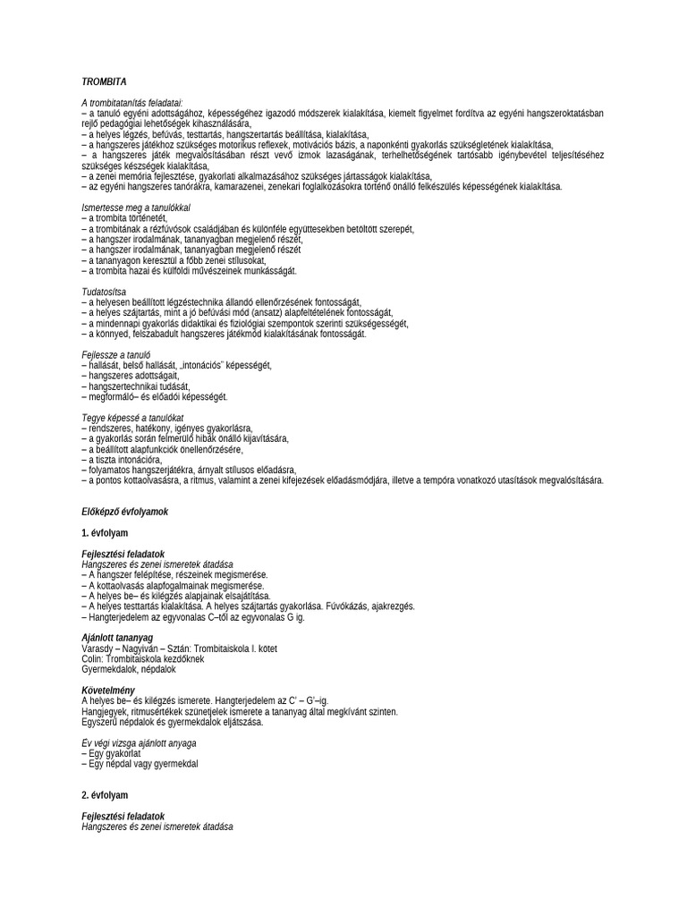 TROMBITA | PDF