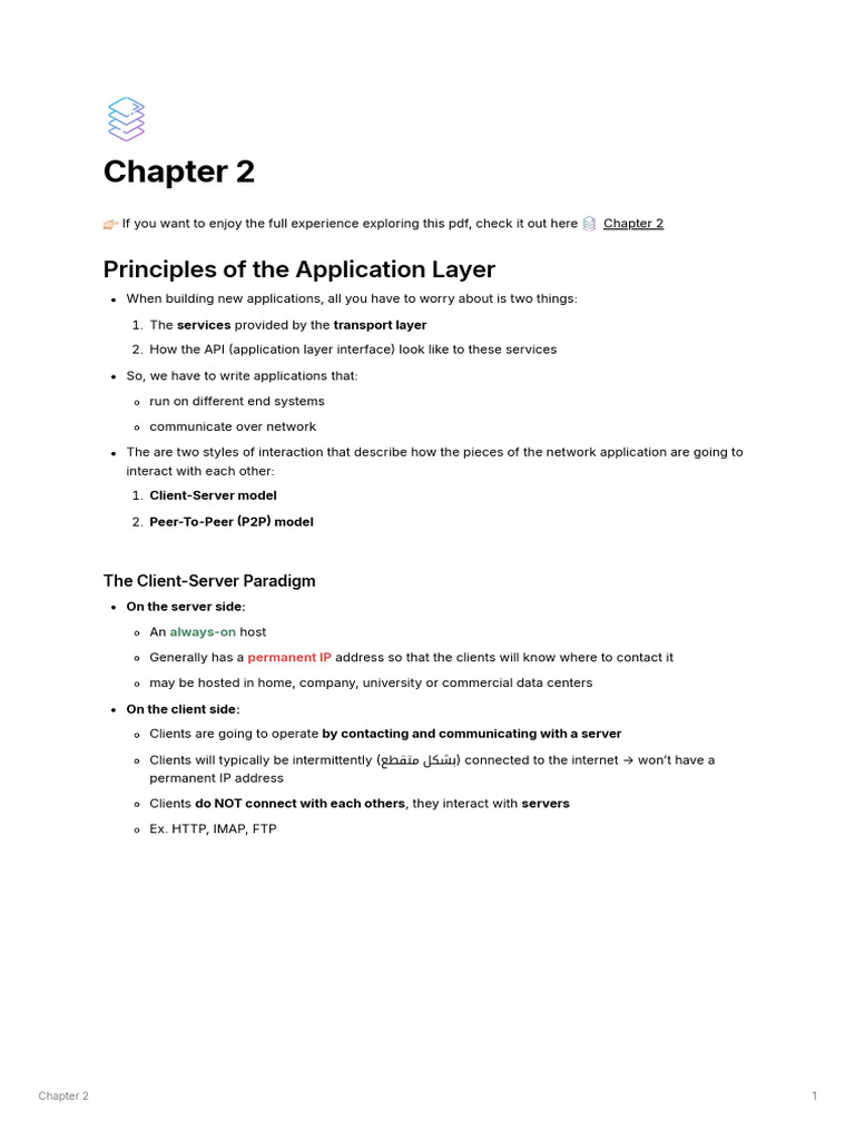 Chapter 2 | PDF | Domain Name System | Http Cookie