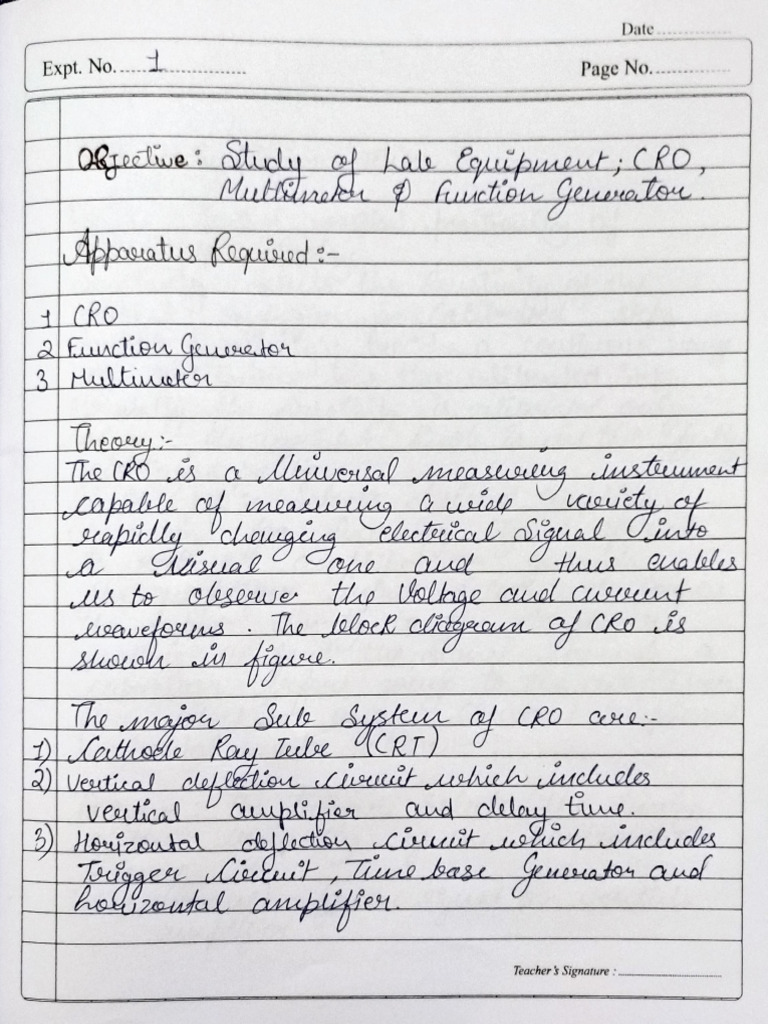 Electronics Experiment 1&2 | PDF