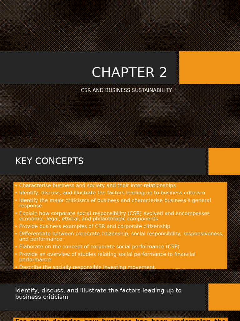 CSR and Business Sustainability Insights | PDF | Corporate Social ...