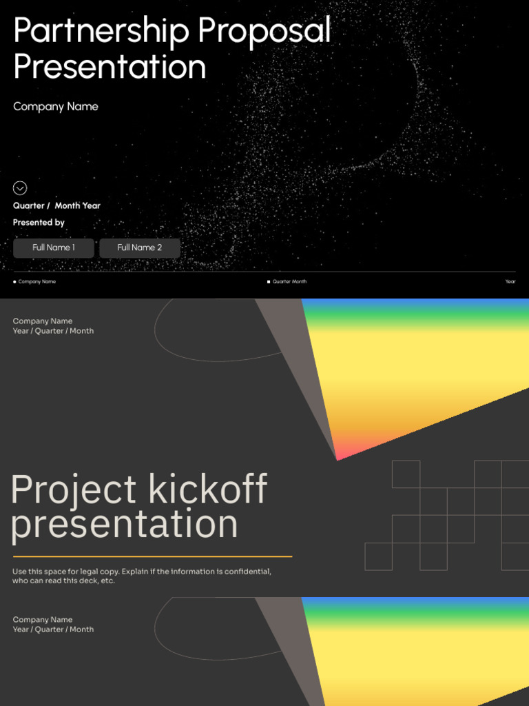 Partnership Proposal Presentation Guide | PDF | Performance Indicator ...