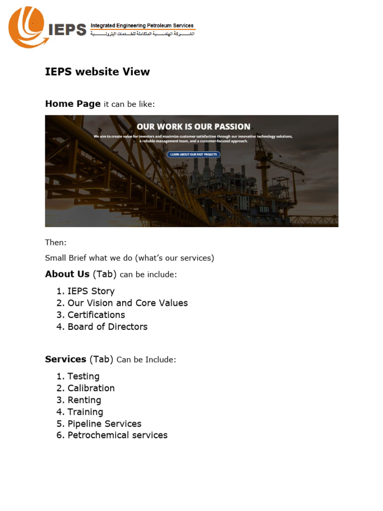 IEPS Services: Calibration & Testing Solutions | PDF