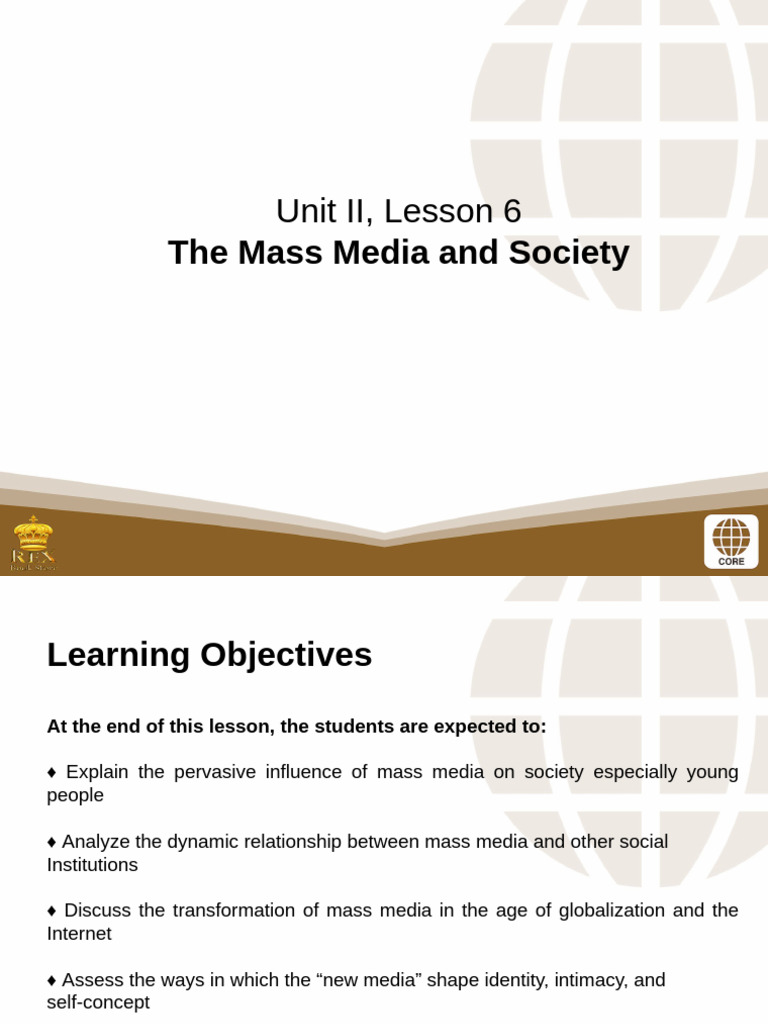 Impact of Mass Media on Society | PDF | Violence | Stereotypes