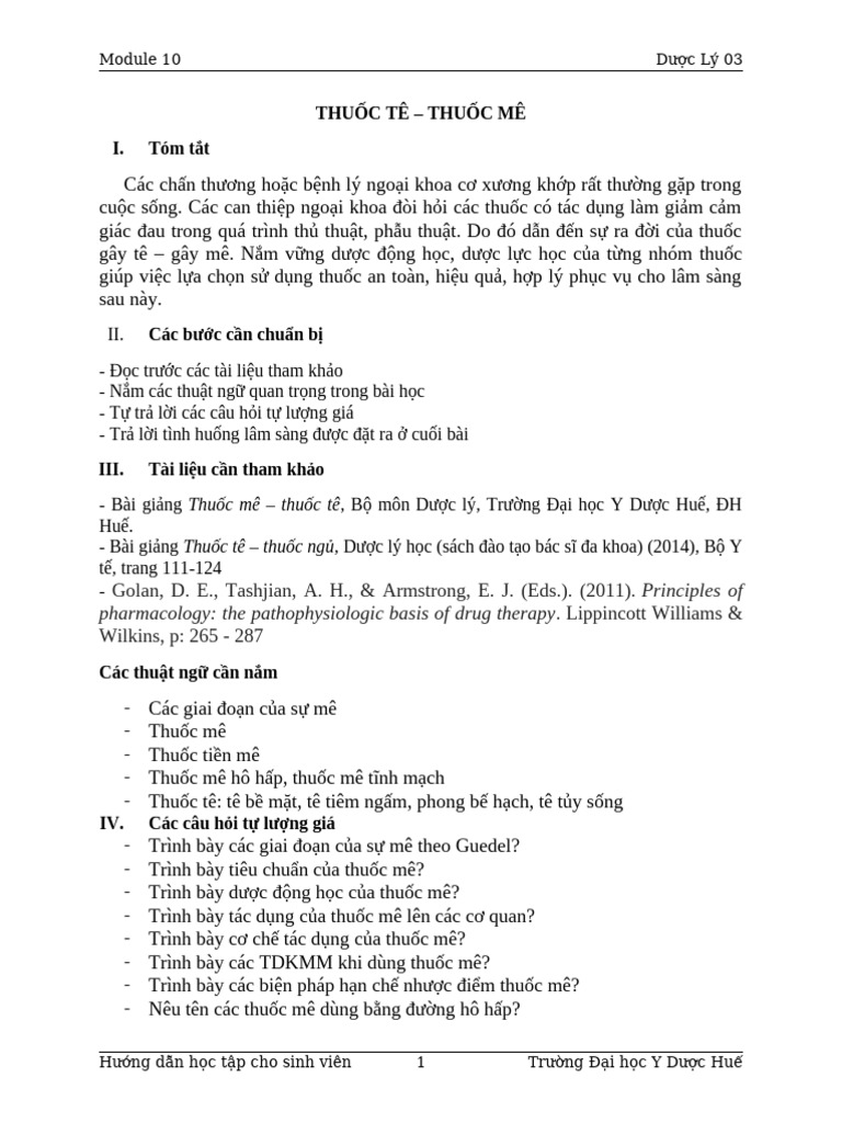 Dl03 - HDHT Thuoc Me Thuoc Te | PDF